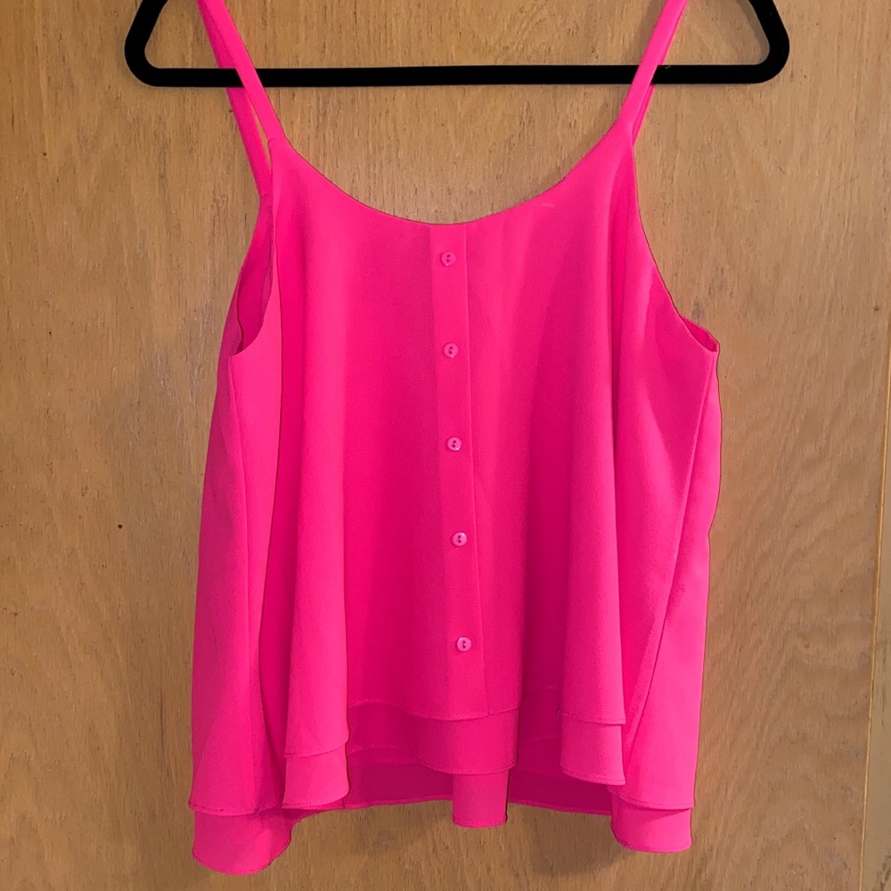 Hot pink tank top